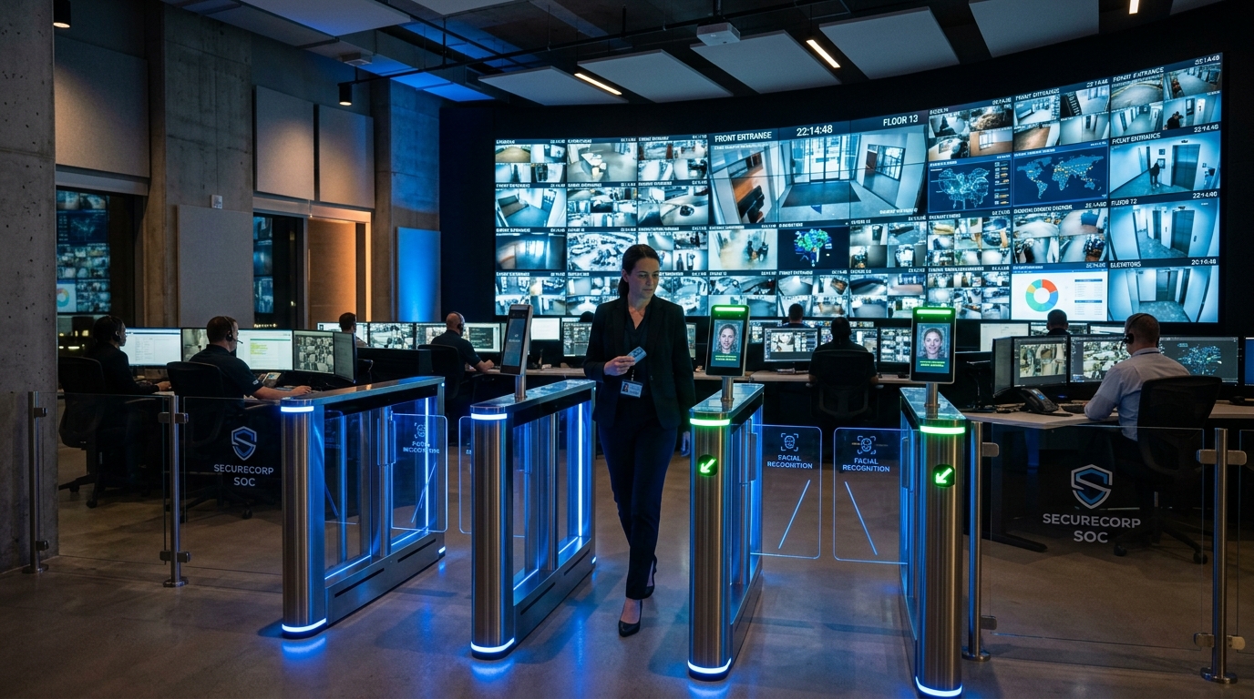 AI CCTV & Biometric Security